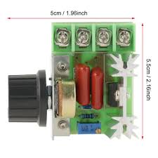 SCR Spannungsregler 2000W 220V AC – 50–220V Regelbar, 25A, Für Heizungen, Motoren & Lampen Temperaturregler Heizung SCR Spannungsregler 2000W 220V AC – 50–220V Regelbar, 25A, Für Heizungen, Motoren & Lampen Temperaturregler Heizung