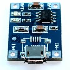 5V 1A Li-Ion Battery Charging Module TP4056  (Mini USB, LED Indicators)