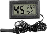 Mini Digital Thermometer and Hygrometer Meter with Built-in Probe