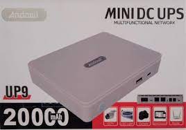 20000MAH PORTABLE RECHARGEABLE DC MINI UPS - UP9