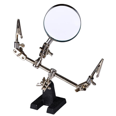 HELPING HAND WITH MAGNIFING GLASS