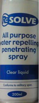 RESOLVE - WATER REPELLING,PENETRATING SPRAY