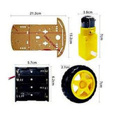 2 Wheel Drive Smart Car Chassis Kit – Robot Car Body for Arduino Projects