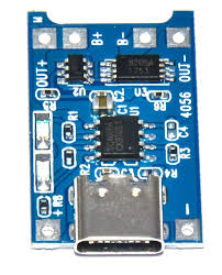 TP4056 5V 1A Li-Ion Battery Charging Module (Type-C USB, with Protection)