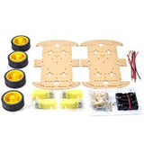 4 Wheel Drive Smart Car Chassis Kit - DUAL CHASSIS