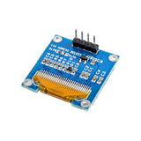 0.96" 128x64 OLED Display Module I2C Blue