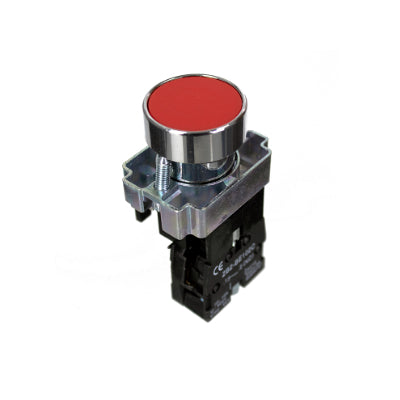 PUSH BUTTON N.C RED