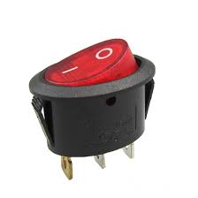 OVAL ROCKER RED LIGHT