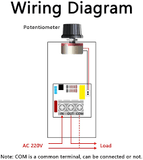 AC 220V 10000W High Power SCR Motor Speed Controller – Voltage Regulator & Dimmer
