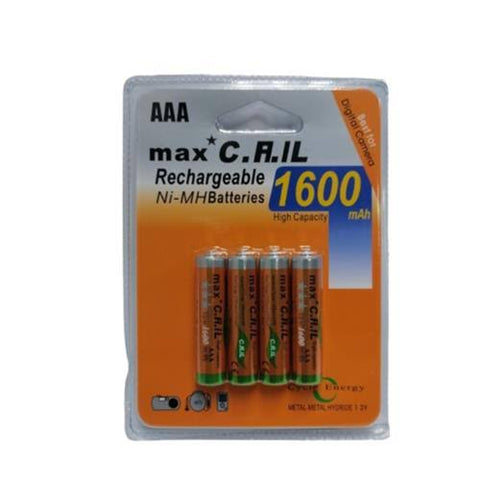 MAX C.A.IL RECHARGEABLE NI-MH BATTERIES