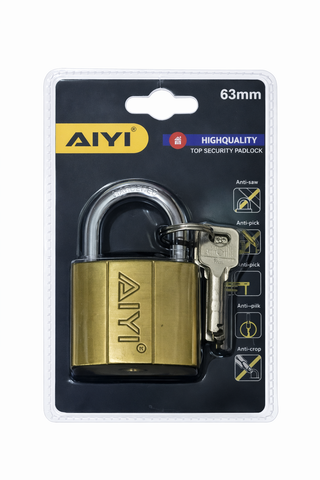 Brass Padlock 63mm
