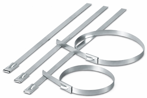 Stainless steel cable ties 4.6x200mm 7pcs