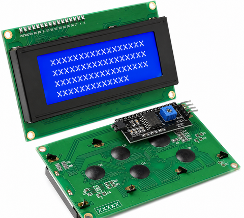 20x4 I2C LCD Display Module