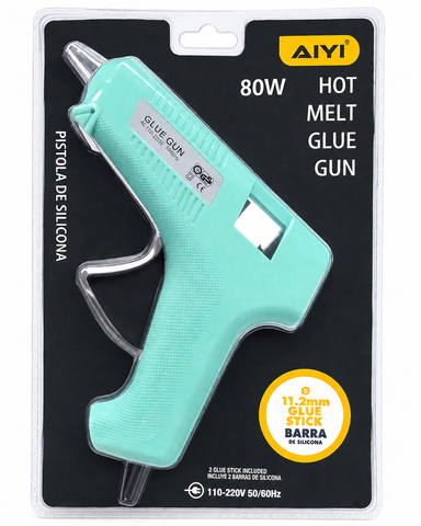 80W Hot Melt Glue Gun Large with 2 Glue Sticks