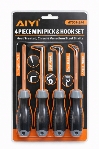 4-Piece Mini Pick & Hook Set