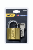 Brass Padlock 38mm