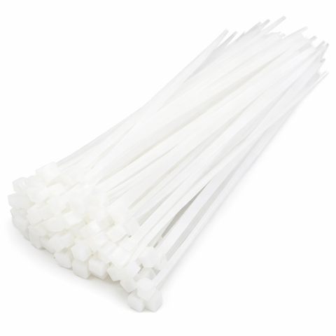 Cable ties white 3x100mm 100pcs