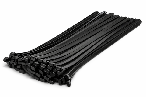 Cable ties black 4x150mm 50pcs