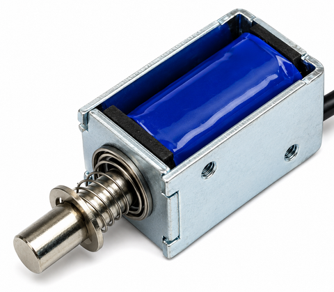 JF-0530B 12V / 24V Push-Pull Solenoid Electromagnet