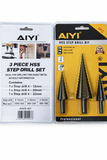 3-Piece HSS Step Drill Set