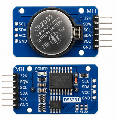 DS3231 I2C Real Time Clock Module with AT24C32