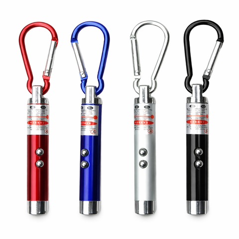 Mini LED keyring torch with carabiner
