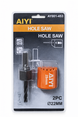 22 mm Hole Saw Set 2-Piece