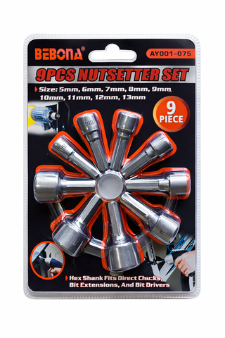 9 Piece Nut Setter Set