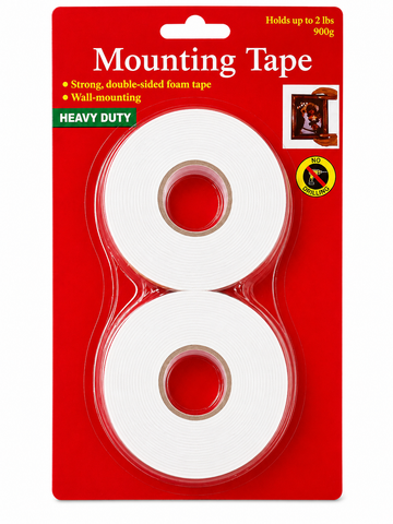Double Sided Mounting Tape Twin Pack