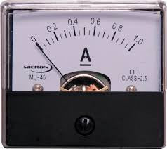 PANEL METER 1A DC 60mmXH46mm