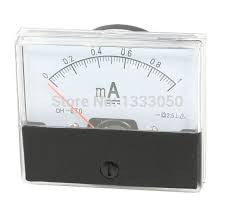 PANEL METER 1mA DC 60mmXH46mm