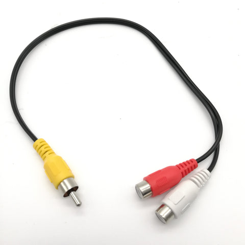 Y SPLITTER 1X RCA FEMALE - 2X RCA MALE