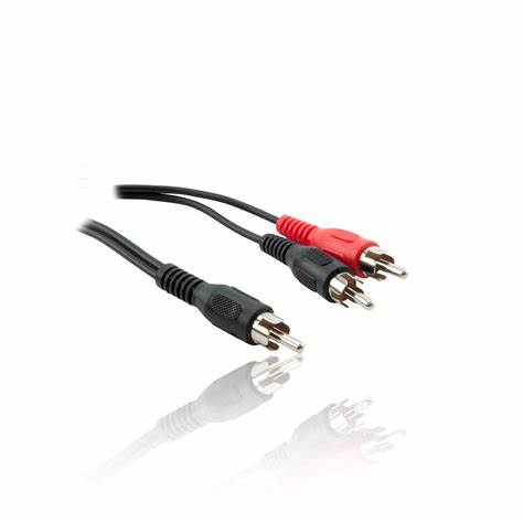 1 RCA MALE to 2 RCA MALE x 5 Meters