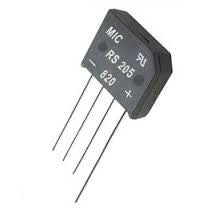 BRIDGE RECTIFIER 2A 600V