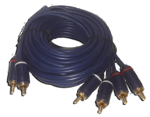 2 RCA MALE to 4 RCA MALE x 5 Meters