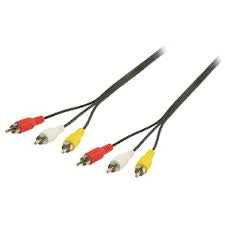 3 RCA MALE TO 3 RCA MALE