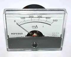 PANEL METER 500mA DC 60mmXH46mm