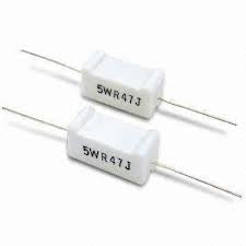 5 WATT WIRE WOUND 5% RESISTOR - CEMENT TYPE