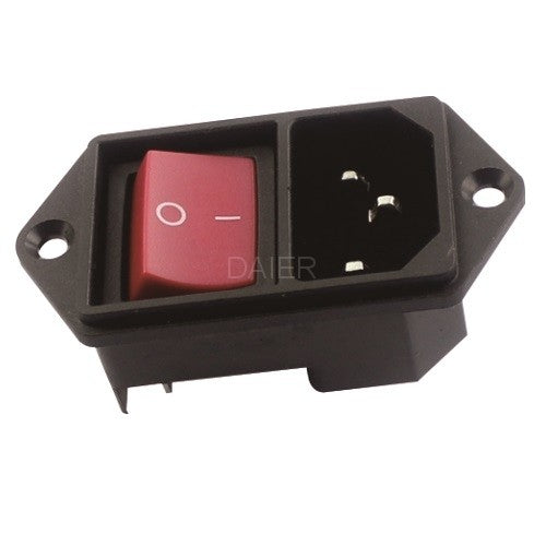 KETTLE PANEL MOUNT MALE WITH SWITCH | RSE Electronics