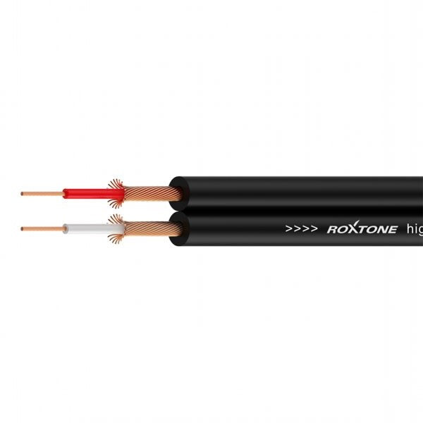 SCREEN CABLE FIG 8 - 2 CORE BLACK | PER METER | RSE Electronics