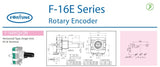 DIGITAL ROTARY ENCODER POT 360° SWITCH PCB MOUNT