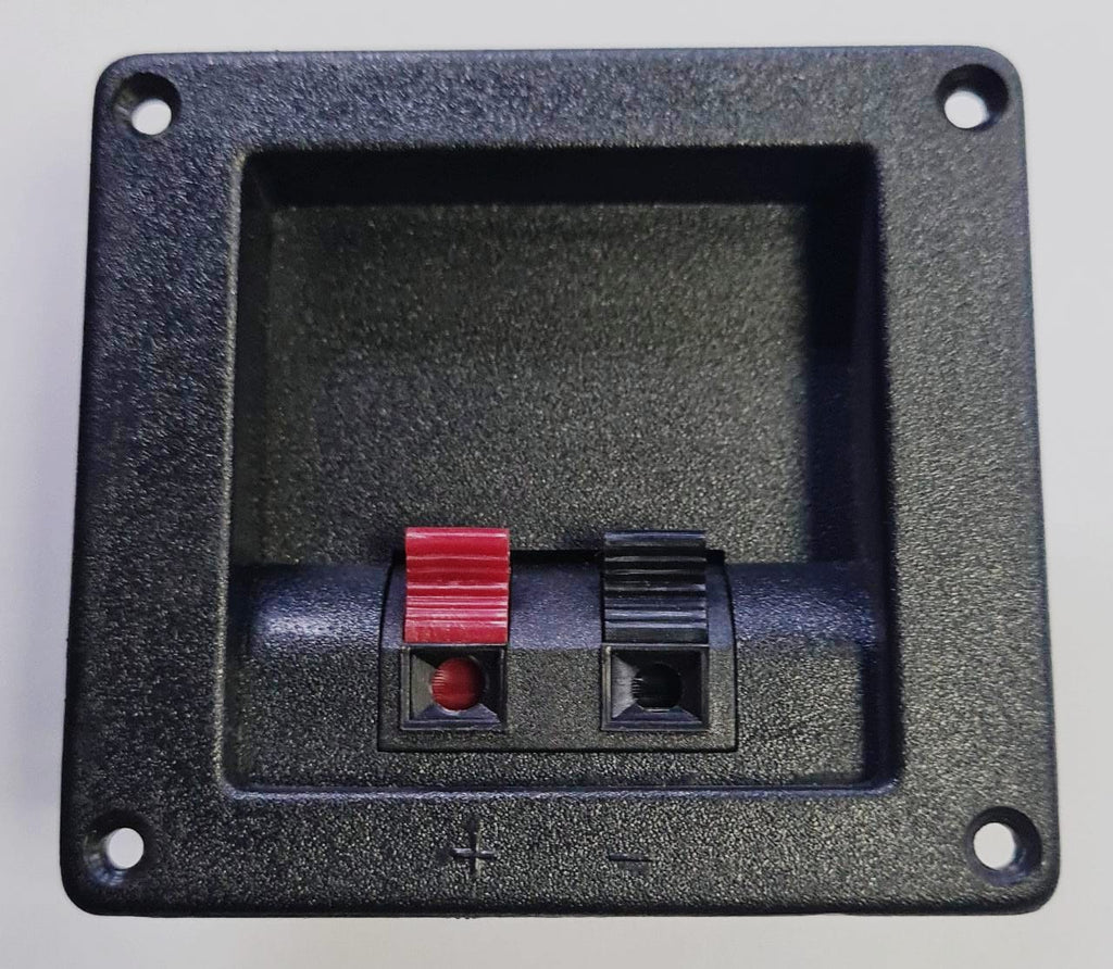 SPEAKER TERMINAL BACK PLATE 2 WAY 90mm X 80mm | RSE Electronics