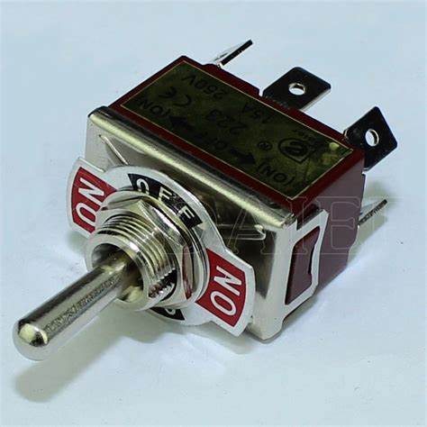 TOGGLE SWITCH LARGE DPDT ON-OFF-ON