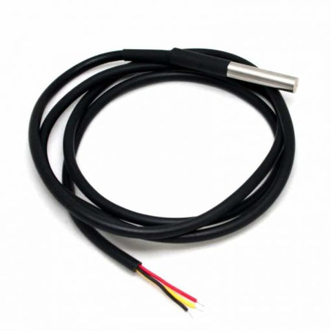 NTC THERMISTOR TEMPRETURE WATERPROOF PROBE 3 WIRE 1MTR DS18B20