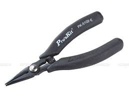 PROSKIT PRECISION PLIERS W/CONDUCTIVE HANDLES