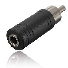 AUDIO ADAPTER RCA PLUG - 2.5mm SOCKET