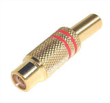 RCA FEMALE / SOCKET GOLD PLATED