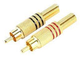 RCA PLUG GOLD - METAL