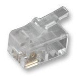 RJ 11 TELEPHONE PLUG 4P/6PIN BODY