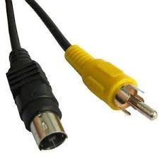 S-VIDEO TO 1X RCA PLUG